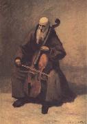 Jean Baptiste Camille  Corot Le moine au violoncelle (mk11) oil painting picture wholesale